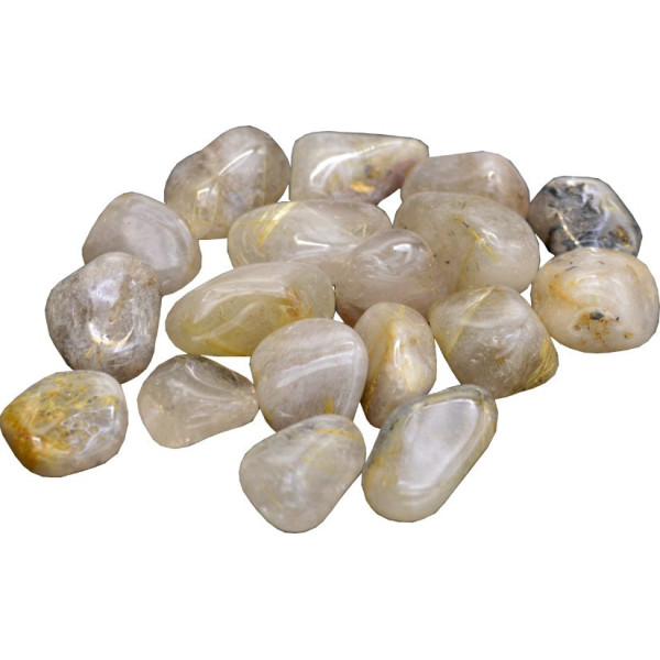 Le quartz rutile- Pierre roulée -  Pierres Lithothérapie