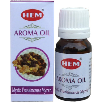 Flacon d'huile parfumée Hem franckincense myrrhe mystique