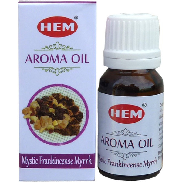Flacon d\'huile parfumée Hem franckincense myrrhe mystique -  Huiles parfumées
