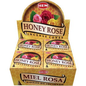 Encens cônes hem miel & rose -  Hem