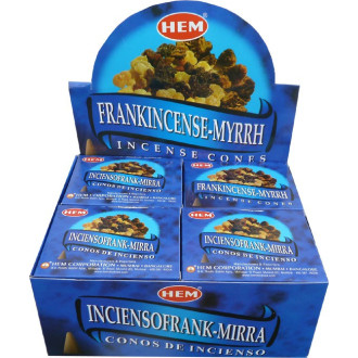 Encens cônes hem franckincense & myrrhe