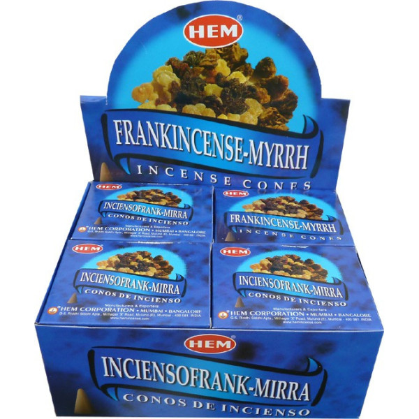 Encens cônes hem franckincense & myrrhe -  Hem