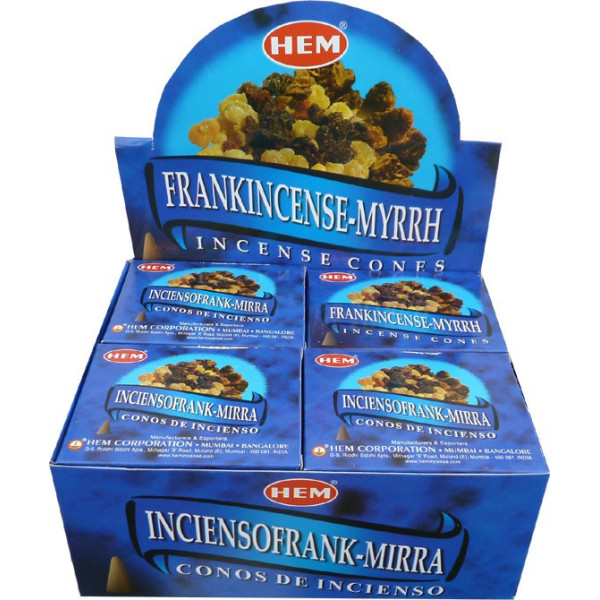 Encens cônes hem franckincense & myrrhe