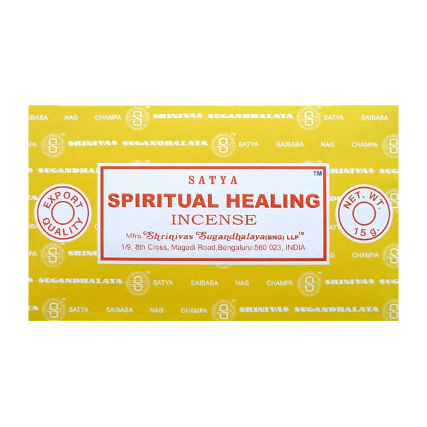 Encens bâtons satya spiritual healing 15 g. -  Batons d\'encens