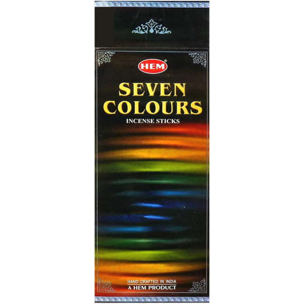 Encens hem 7 couleurs 20 gr