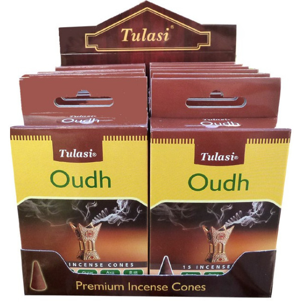 Cônes d'encens Tulasi oudh