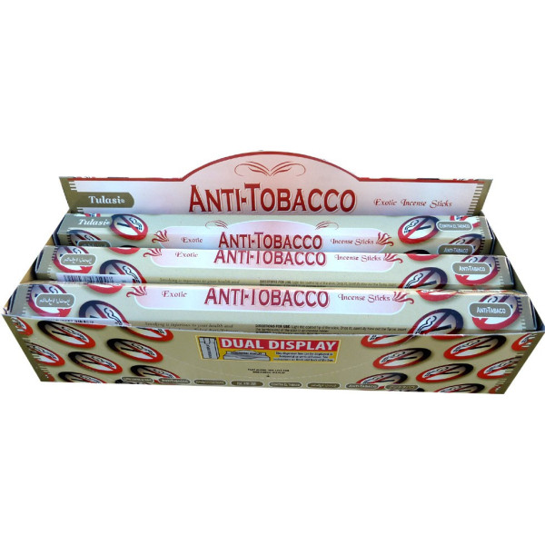 Boite d\'encens tulasi anti tabac 20 gr -  Batons d\'encens