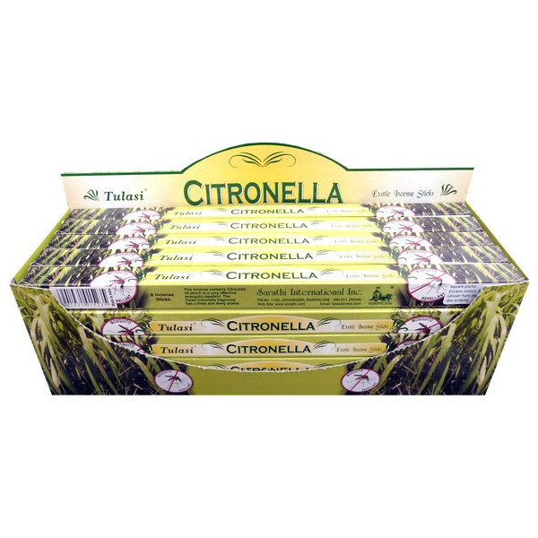 Encens batons tulasi citronnelle 10 gr