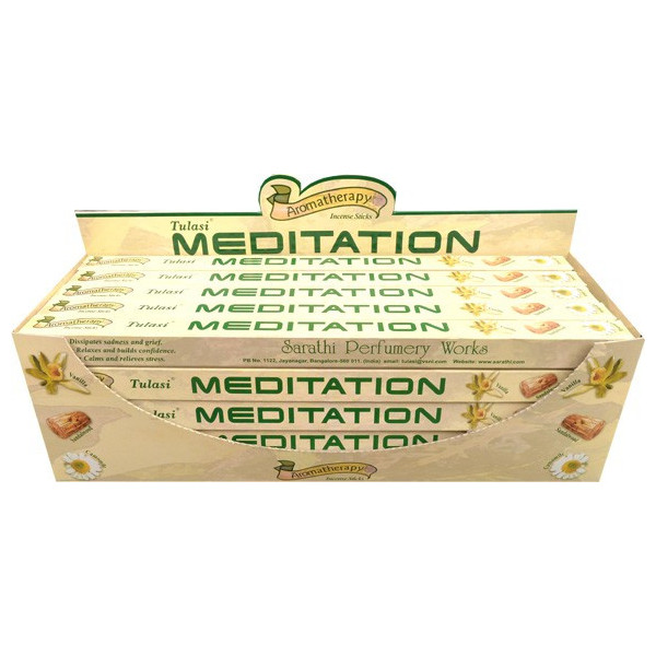 Encens batons tulasi méditation 10 gr -  Batons d\'encens