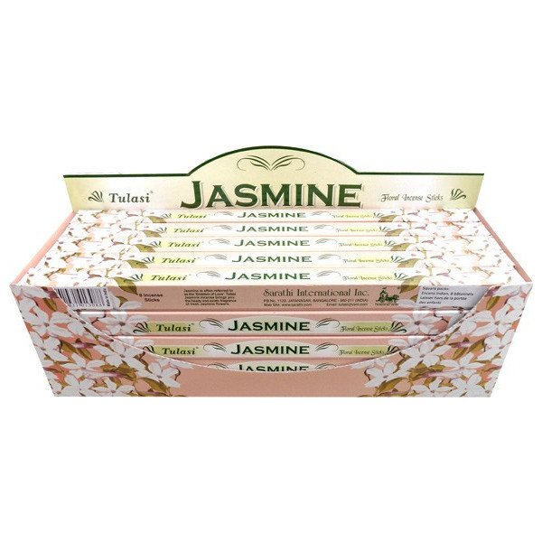 Jasmin encens bâtons tulasi 10 gr -  Batons d\'encens