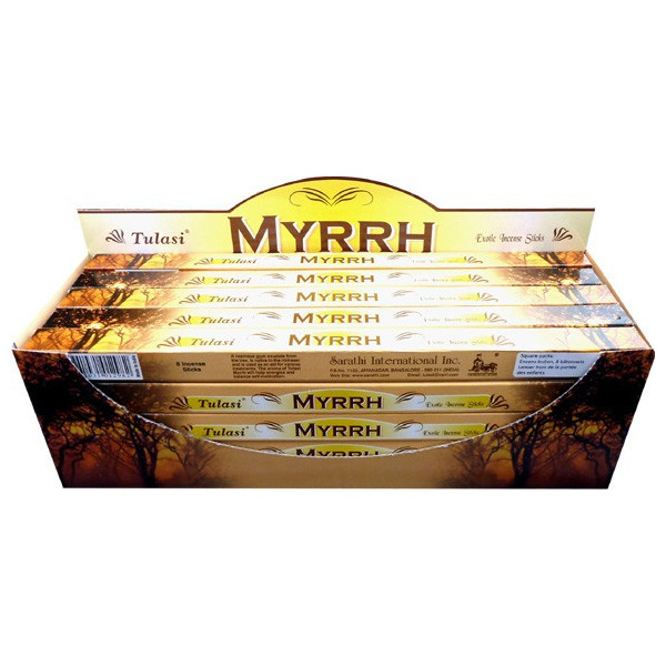 Encens bâtons tulasi myrrh 10 gr -  Batons d\'encens
