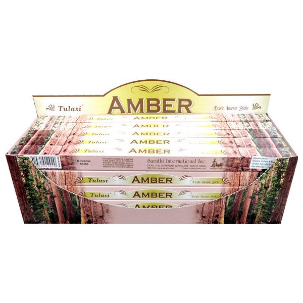 Encens bâtons tulasi ambre 10 gr -  Batons d\'encens