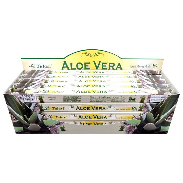 Encens bâtons tulasi aloé véra 10 gr -  Batons d\'encens