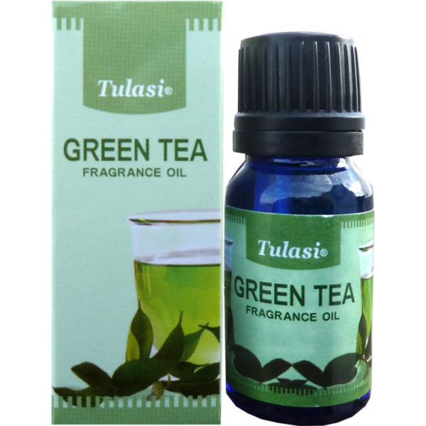 Flacon d'huile parfumée Tulasi thé vert
