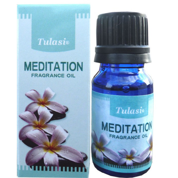 Flacon d\'huile parfumée Tulasi méditation -  Huiles parfumées