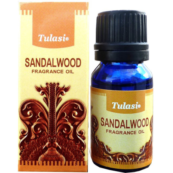 Flacon d'huile parfumée Tulasi bois de santal