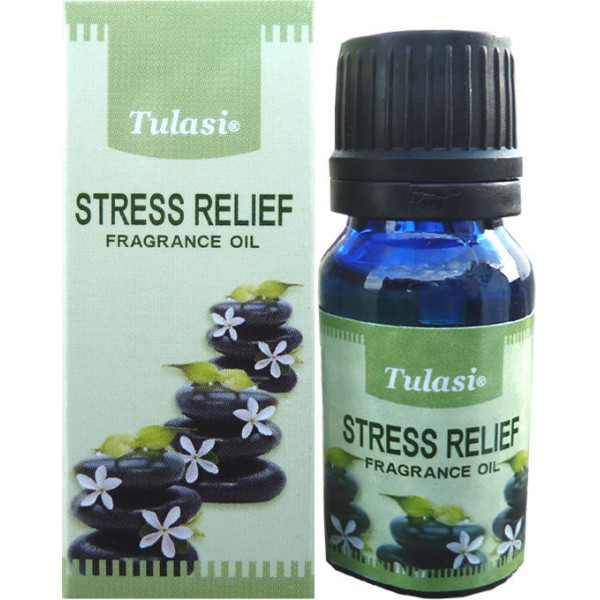 Flacon d'huile parfumée Tulasi stress relief