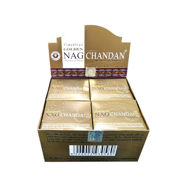 Encens golden nag chandan en cônes. -  Encens en cônes