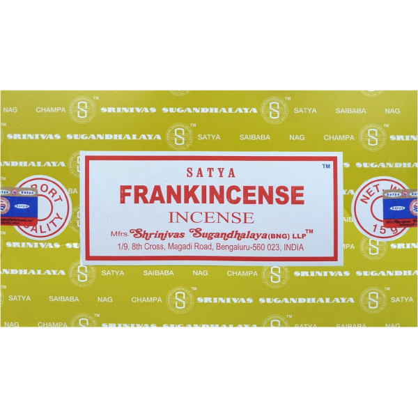 Encens batons satya franckincense 15 g -  Batons d\'encens