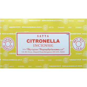 Encens batons satya citronnelle 15 g