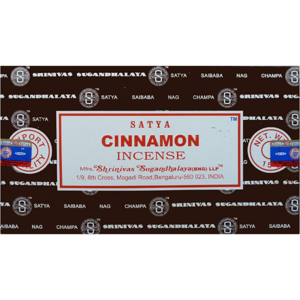 Encens batons satya cannelle 15 g -  Batons d\'encens