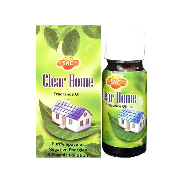 Flacon d'huile parfumée purifie maison