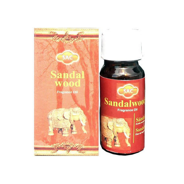 Flacon d'huile parfumée bois de santal