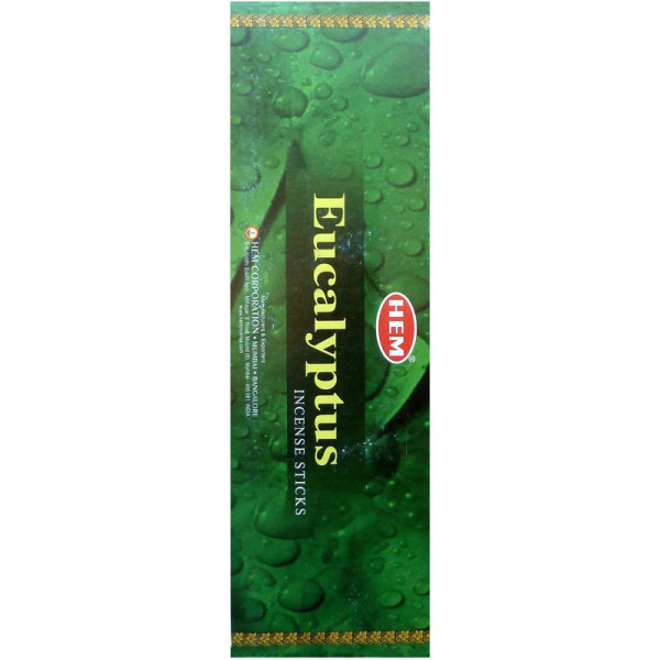 Encens hem eucalyptus hexa 20 g -  Batons d\'encens