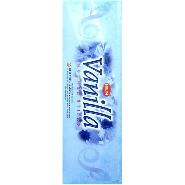 Encens hem Vanille hexa 20 g -  Batons d\'encens