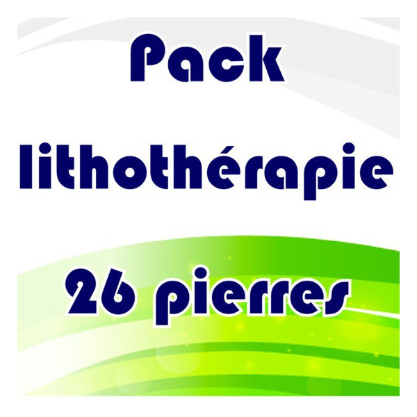 Pack lithothérapie Pack lithothérapie