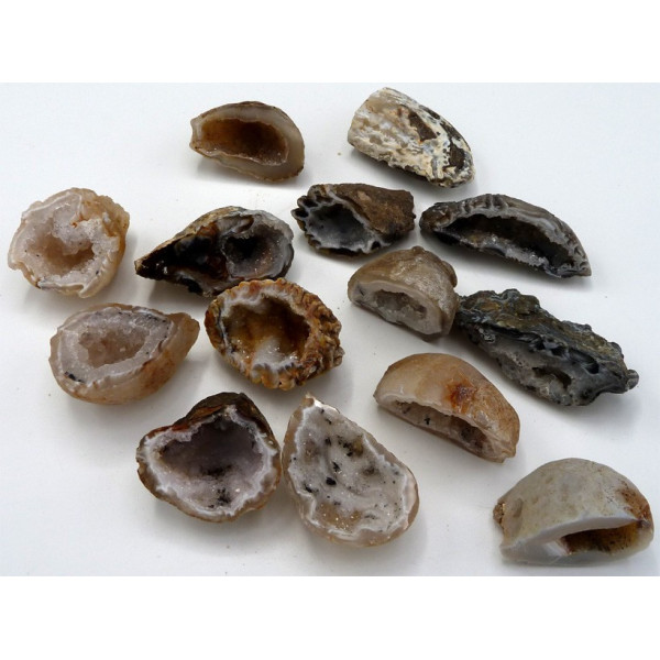 Géode agate cristalisée 3 cm -  Pierres Lithothérapie