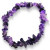 Bracelet Améthystes chips -  Pierres Lithothérapie