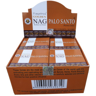 Encens golden nag palo santo en cônes -  Encens en cônes