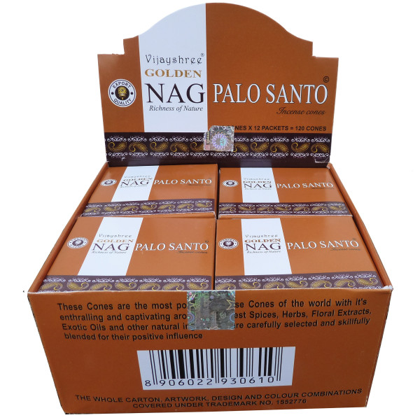 Encens golden nag palo santo en cônes -  Encens en cônes