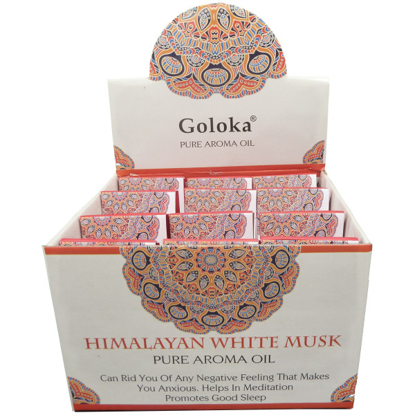 Flacon d\'huile parfumée Goloka musk blanc -  Huiles parfumées