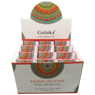 Flacon d'huile parfumée Goloka frank incense