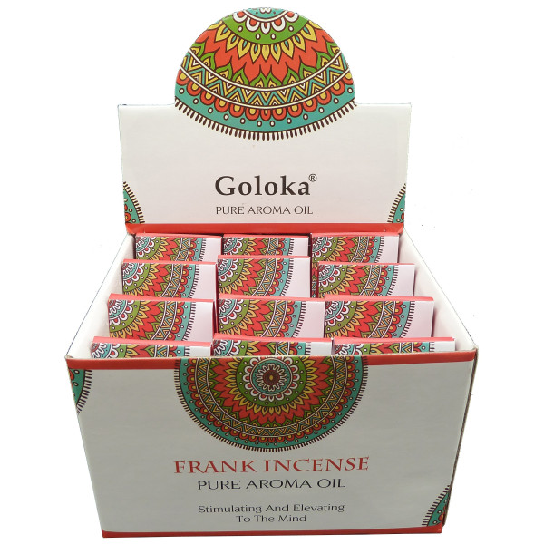 Flacon d'huile parfumée Goloka frank incense