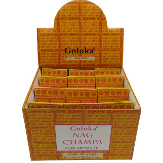 Flacon d'huile parfumée Goloka nag champa