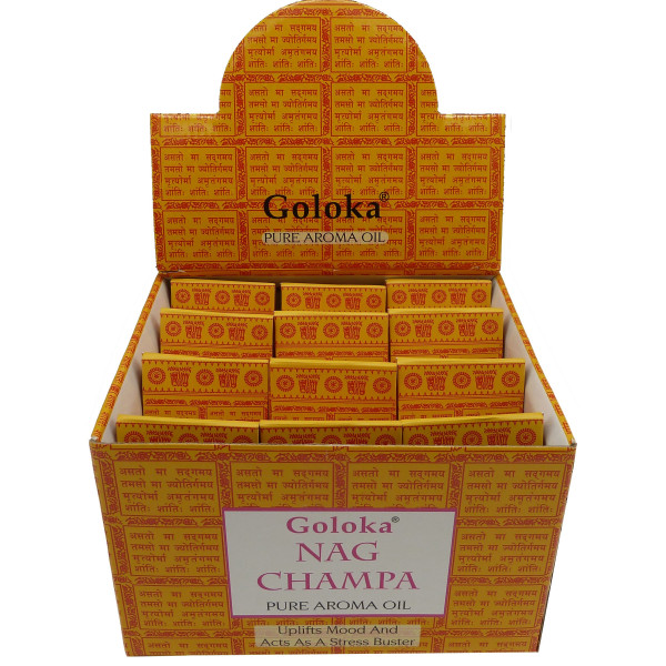 Flacon d'huile parfumée Goloka nag champa