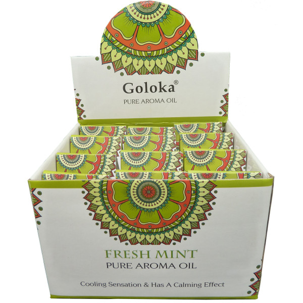 Flacon d\'huile parfumée Goloka menthe fraiche -  Huiles parfumées