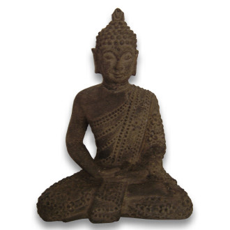 Statue bouddha en pierre 21 cm