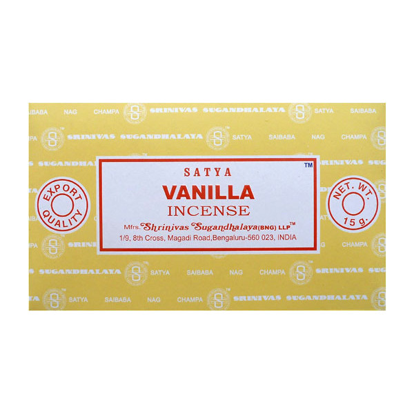 Encens bâtons Satya vanille 15 g -  Batons d\'encens