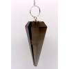 Pendule quartz fumé 12 facettes
