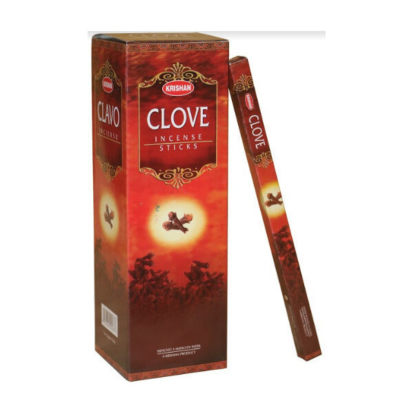 Boite d\'encens krishan clou girofle -  Batons d\'encens