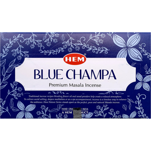 Weihrauch Saum blau Champa 15 Gramm