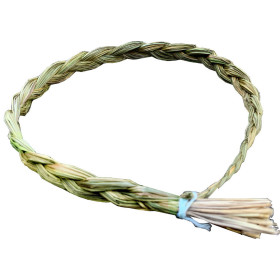 Sweetgrass - Foin d\'odeur tressé 70 cm -  Encens résine