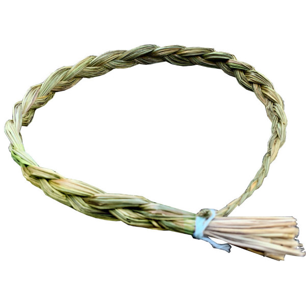 Sweetgrass - Foin d\'odeur tressé 70 cm -  Encens résine
