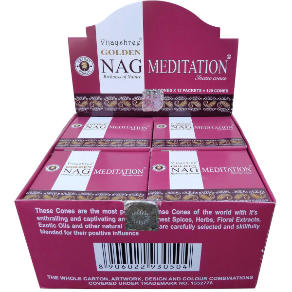 Encens golden nag méditation en cônes