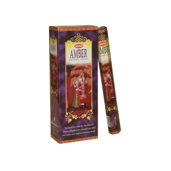 Encens krishan ambre de 20 gr -  Batons d\'encens
