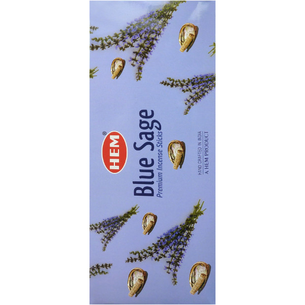 Encens hem sauge bleue 20 grammes -  Batons d\'encens